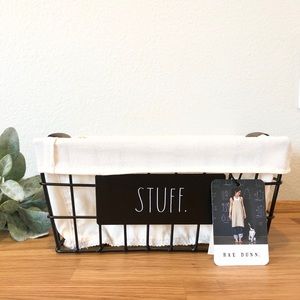 Rae Dunn STUFF Basket